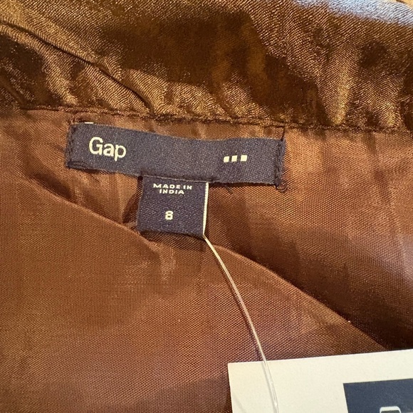 Gap Sequin Brown mini Skirt size 8 women’s NWT - Picture 4 of 12